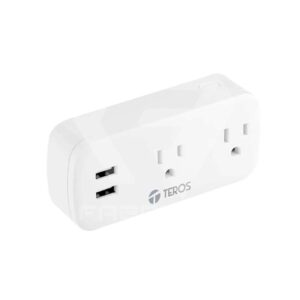 TOMACORRIENTE SMART TEROS DOBLE BLANCO TE-9102W