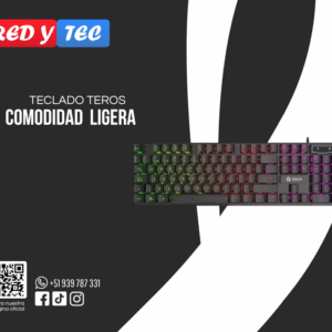 Teclado gamer TEROS TE-4072G – Precio Perú | Redytec Perú