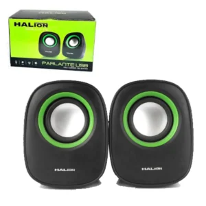 Parlantes Halion HA-S15 USB 2.0/1.1 | Sonido Estéreo de Alta Calidad para PC y Laptop