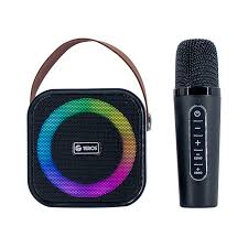 Parlante Karaoke Inalámbrico TEROS TE-6013N, BT 5.4, 10W, USB, Iluminación LED