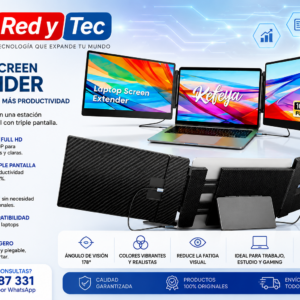 Extensor Dual de monitor 14" para portatiles de 13"-17", FHD (1920x1080), IPS, USB-C/HDMI